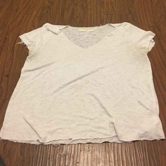 White urban outfitters V-neck