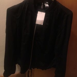 Black bomber jacket from H&M