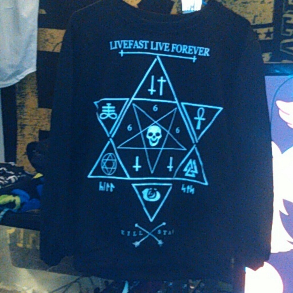 Kill Star crew neck sweater