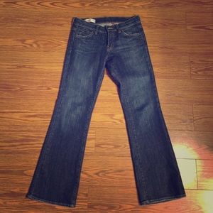 Dark Wash Red Engine Vintage Denim Jeans - Size 25