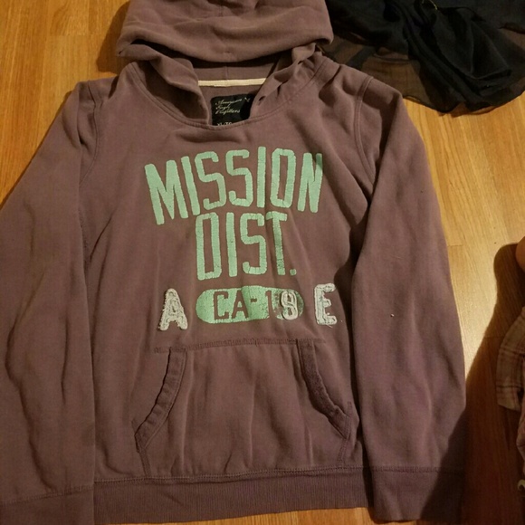 Lavender hooded sweater