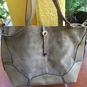 New taupe tote bag
