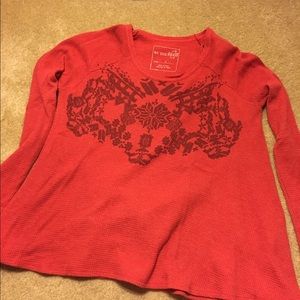 Final💲Free People Raglan Rockabilly Thermal