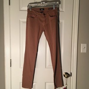 BDG Camel Mid Rise Cigarette Ankle Length Pants