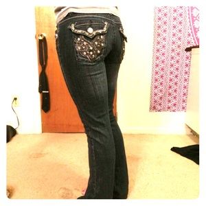 Bling jeans barely used
