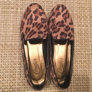Candie's Leopard Print Loafers