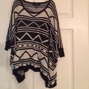 Black and cream sweater/shirt!