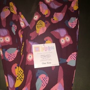Nwt OS LuLaRoe owls & birds 😍