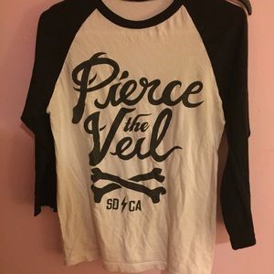 Women's Pierce the Veil 3/4 length sleeve tee