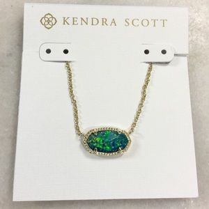 Marine Kyocera Opal Elisa Necklace - Kendra Scott