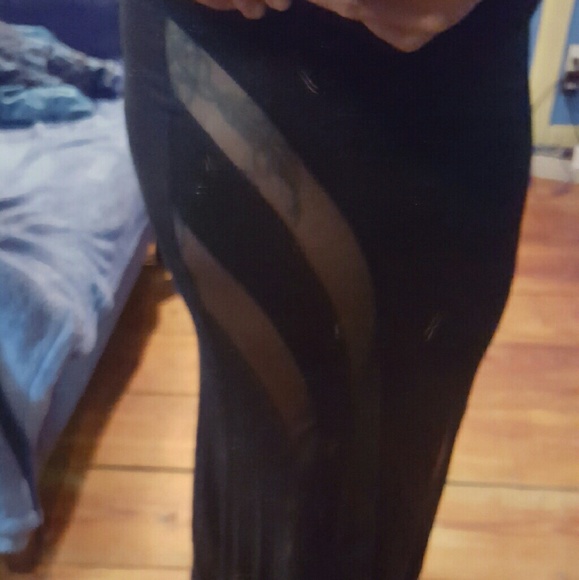 🚫Sold On Mercari!🔷️Mesh Maxi Dress - Picture 2 of 3