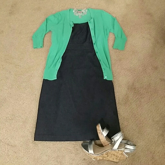 Denim Strapless Dress