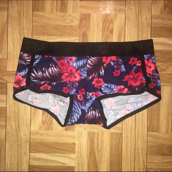 Victoria secret VS PINK floral Boyshort panties