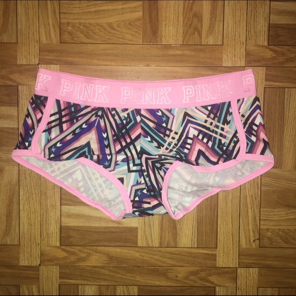 Victoria secret VS PINK tribal Boyshort pantie - Picture 1 of 4