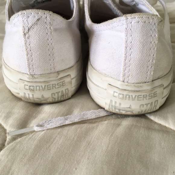 All White Converse - Picture 3 of 4