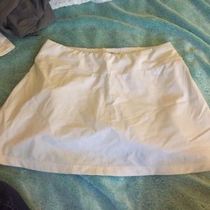 White tennis/athletic skirt