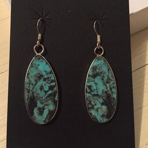 Indian Made Turquoise Earrings