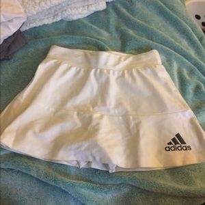 White adidas tennis/athletic skirt