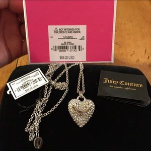 Authentic Silver Juicy Couture Necklace