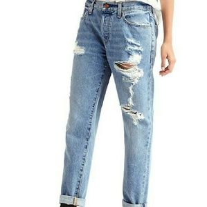 GAP Destructed Boyfriend Jeans