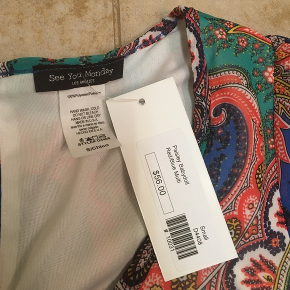 SOLD New With Tags Boutique Dress - Picture 3 of 5