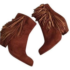 Sam Edelman Fringe Booties