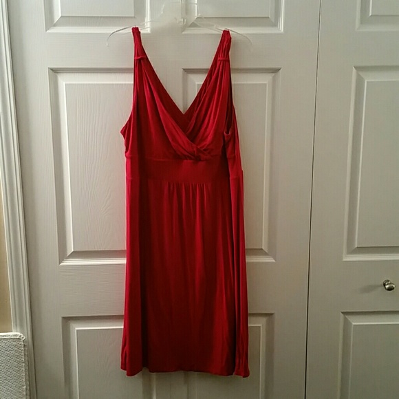 Hot Pink V-neck cozy casual dress