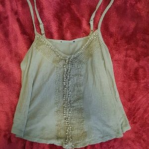 Cute Green AEO Tank Top