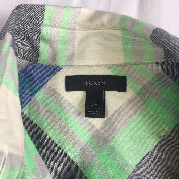 J. Crew // Boy Shirt in Flannel Plaid Button Down - Picture 4 of 4