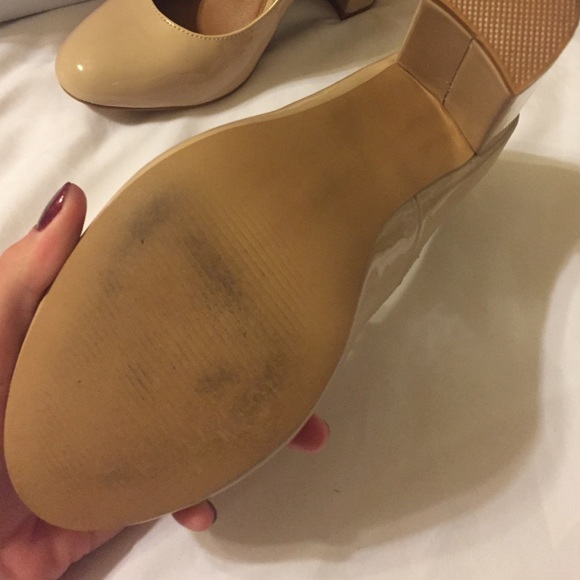 Steve Madden nude block heel size 6.5 - Picture 4 of 4