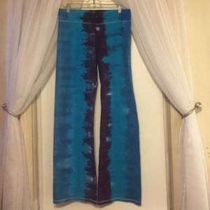 Custom Tie-Dyed Bootcut Yoga Pants