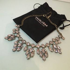 Crystal statement necklace
