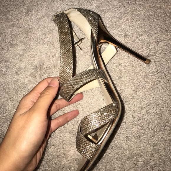 Jimmy Choo Lottie Glitter Sandals - Picture 5 of 6