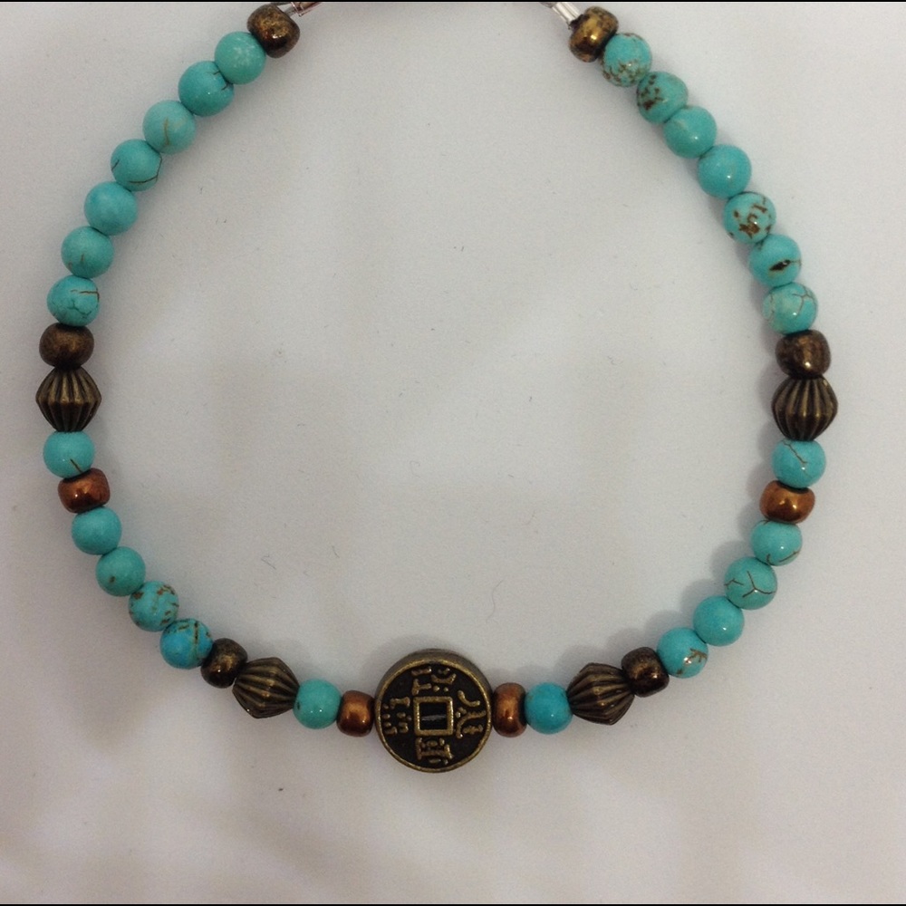 Turquoise 🎋Good Fortune Bracelet/ Anklet