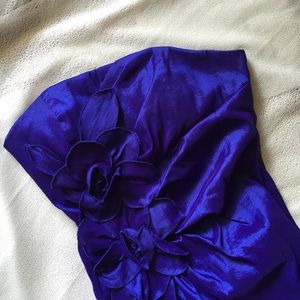 Metallic purple party dress