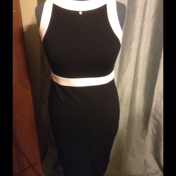 Talbots Black/White Dress