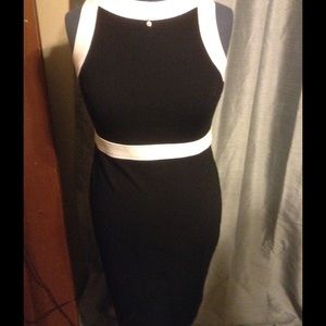 Talbots Black/White Dress