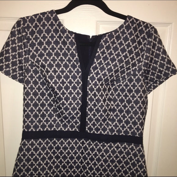 Ann Taylor Navy Blue Dress