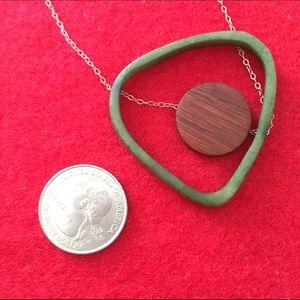 Independent Designer Jewelry - Wood & Bone Necklace ♻️ 🇺🇸 Independent Designer Jewelry - Wood & Bone Necklace ♻️ 🇺🇸
