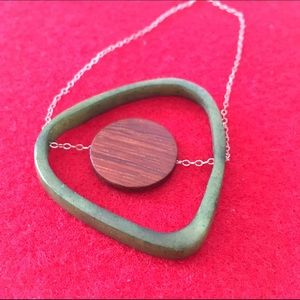 Independent Designer Jewelry - Wood & Bone Necklace ♻️ 🇺🇸 Independent Designer Jewelry - Wood & Bone Necklace ♻️ 🇺🇸