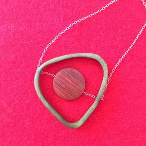 Independent Designer Jewelry - Wood & Bone Necklace ♻️ 🇺🇸 Independent Designer Jewelry - Wood & Bone Necklace ♻️ 🇺🇸