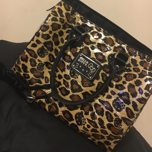 Leopard Hello Kitty Brand Purse