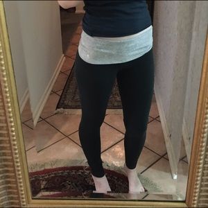 PINK fold-over waist yoga leggings