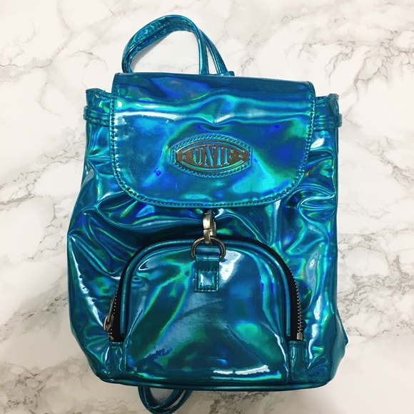 🚫SOLD🚫 Holographic UNIF Quip Mini Backpack
