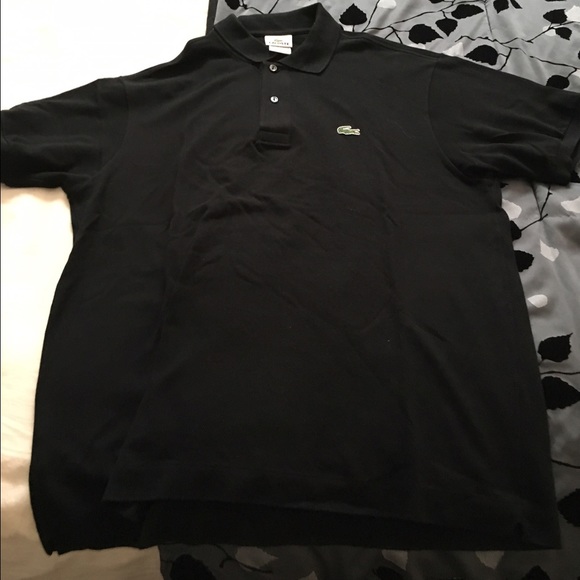 Black Men's  Lacoste Polo