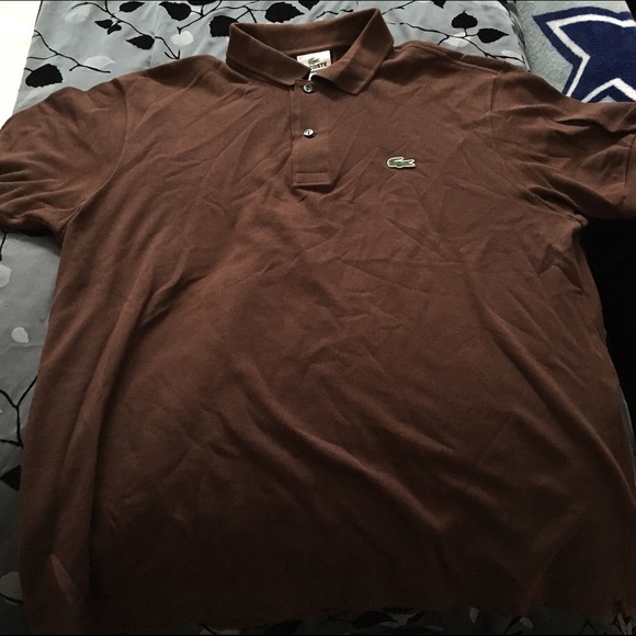 Brown  Men's  Lacoste Polo