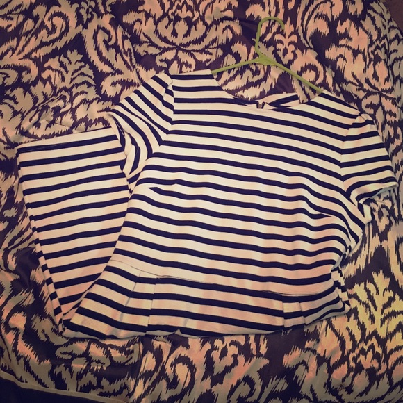 Black and White Maison Jules dress with pockets