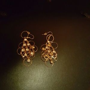 Gold earrings