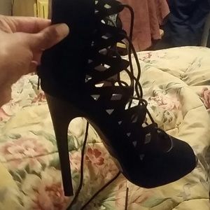 Lace up heels