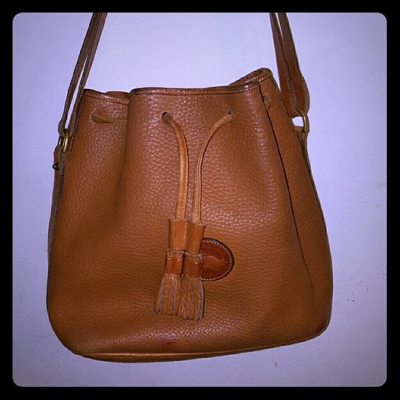 Dooney & Bourke Drawstring Brown Purse